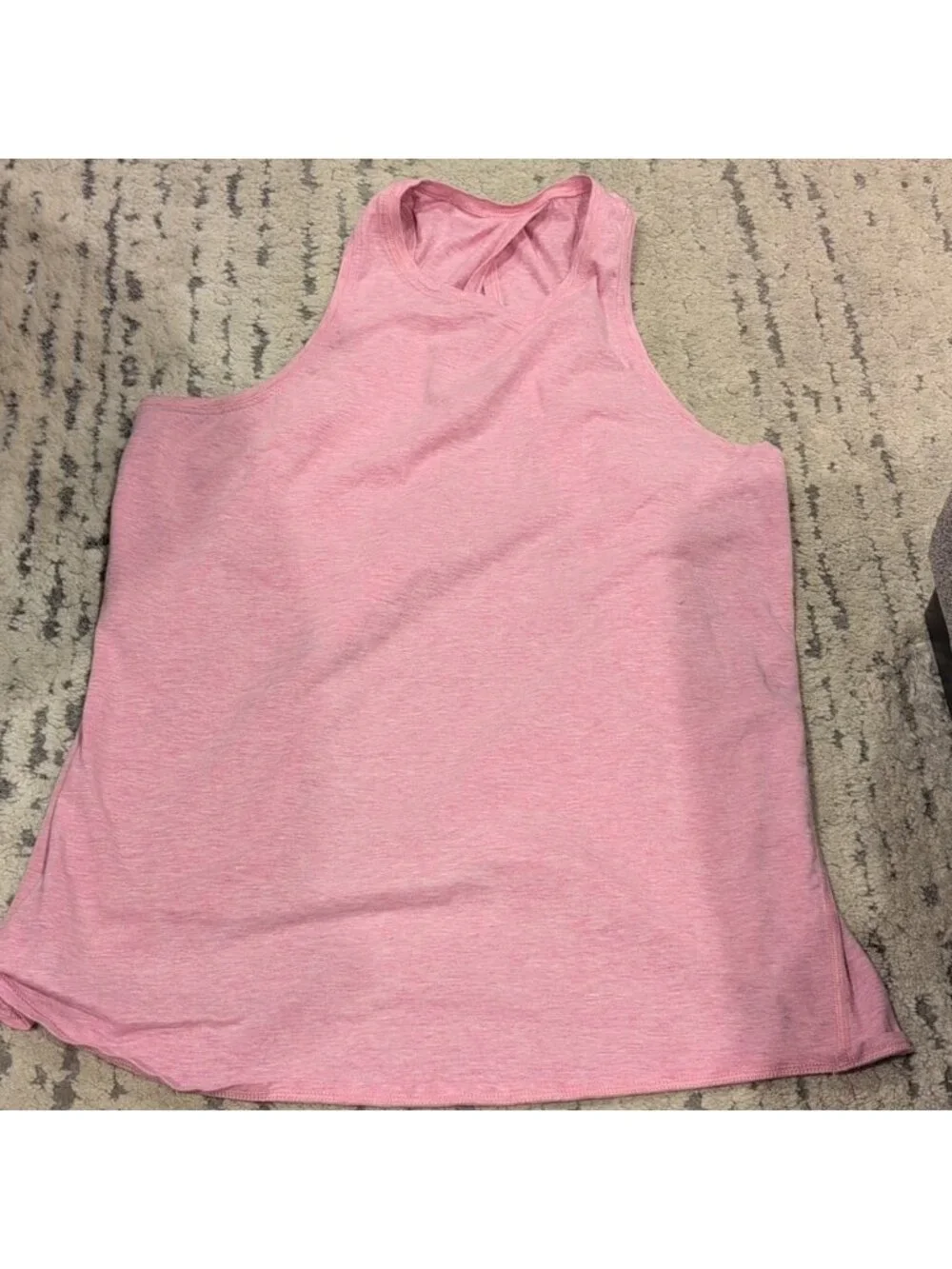 Lululemon All Tied Up Tank Heathered Vintage Pink